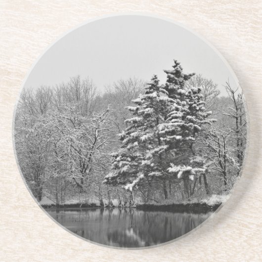 Dessous De Verre En Grès Winter Wonderland (Devant)