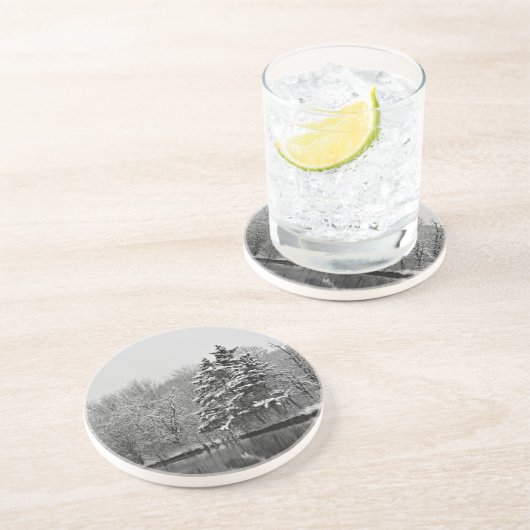 Dessous De Verre En Grès Winter Wonderland (Côté)