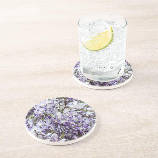 Dessous De Verre En Grès Wisteria (Côté)