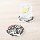 Dessous De Verre En Grès Wolf 2014-0964 (Côté)