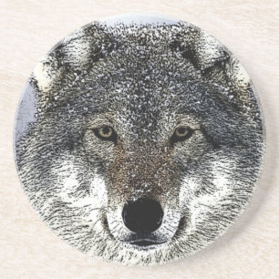 Dessous De Verre En Grès Wolf Eyes