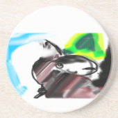 Dessous De Verre En Grès Wolf kind forest (Devant)