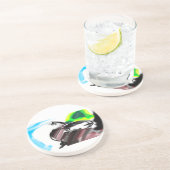 Dessous De Verre En Grès Wolf  kind forest (Côté)