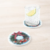 Dessous De Verre En Grès Wreath (Côté)