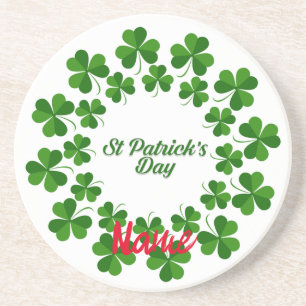 Dessous De Verre En Grès Wreath de la Saint Patrick Thunder_Cove