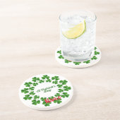 Dessous De Verre En Grès Wreath de la Saint Patrick Thunder_Cove (Côté)