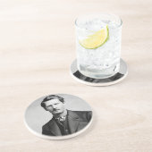 Dessous De Verre En Grès Wyatt Earp Sheriff & Gunfighter Old West (Côté)