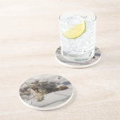 Dessous De Verre En Grès Yawn Neige Coyote (Côté)