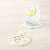 Dessous De Verre En Grès Yellow Fruit Lemons Make Lemonade (Côté)