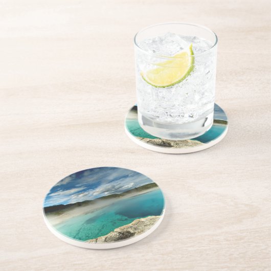 Dessous De Verre En Grès Yellowstone (Côté)