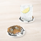 Dessous De Verre En Grès Yeux de tigre (Côté)