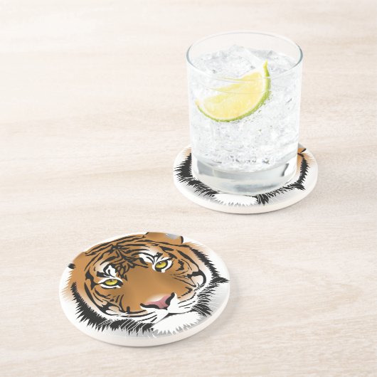 Dessous De Verre En Grès Yeux de tigre (Côté)