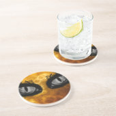 Dessous De Verre En Grès Yeux mauvais de Halloween (Côté)