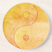 Dessous De Verre En Grès Yin Yang (Devant)