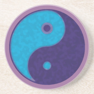 Dessous De Verre En Grès yin yang zen méditation tao
