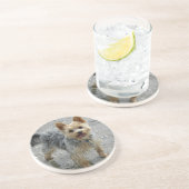 Dessous De Verre En Grès Yorkie (Côté)