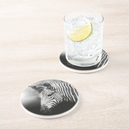 Dessous De Verre En Grès Zebra Foal (Côté)