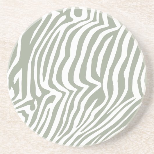 Dessous De Verre En Grès Zebra skin motif (Devant)