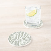 Dessous De Verre En Grès Zebra skin motif (Côté)