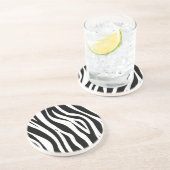 Dessous De Verre En Grès zèbre (Côté)