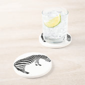 Dessous De Verre En Grès zèbre (Côté)