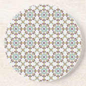 Dessous De Verre En Grès Zelije marocain ! Zellige marocain (Devant)