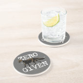 Dessous De Verre En Grès Zéro (Fox) donné (Côté)