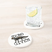 Dessous De Verre En Grès Zéro (Fox) donné (Côté)