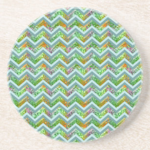 Dessous De Verre En Grès ZigZag en verre tendu