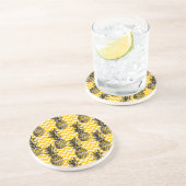Dessous De Verre En Grès Zigzags d'ananas (Côté)