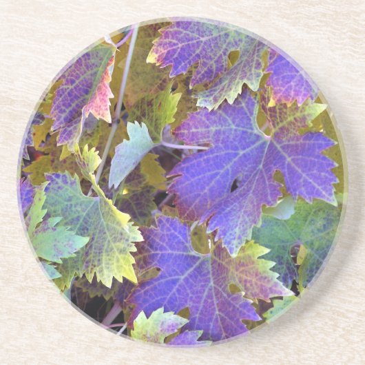 Dessous De Verre En Grès Zin pourpre (Devant)