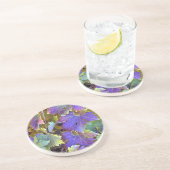 Dessous De Verre En Grès Zin pourpre (Côté)