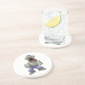 Dessous De Verre En Grès Zombi de bande dessinée (Côté)