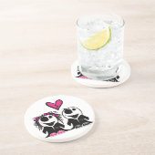 DESSOUS DE VERRE EN GRÈS ZOMBIE LOVE (Côté)