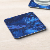 Dessous de verre en liège d'art Abstrait (Côté gauche)