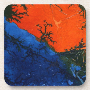 Dessous de verre en liège d'art Abstrait