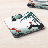 Dessous de verre en liège d'été (Côté gauche)