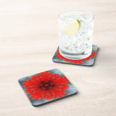 Dessous de verre en liège Fleur Rouge (Côté Droit)