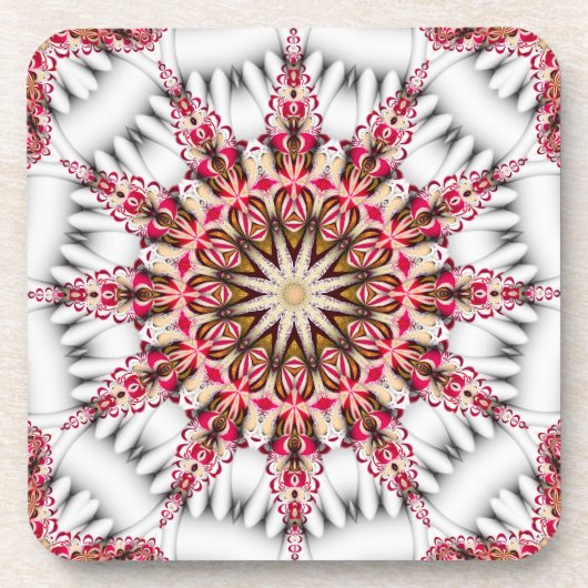 Dessous de verre en liège flocon de neige pour les (Devant)