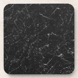 dessous de verre en marbre noir