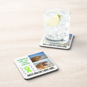 Dessous-de-verre En mémoire d'amour - Pour toujours dans nos coeurs (Côté Droit)