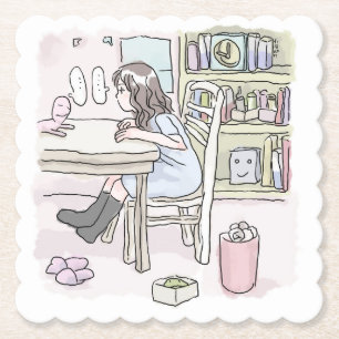 DESSOUS-DE-VERRE EN PAPIER