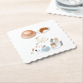 Dessous-de-verre en papier (Incliné)