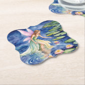  Dessous-de-verre en papier  (Incliné)