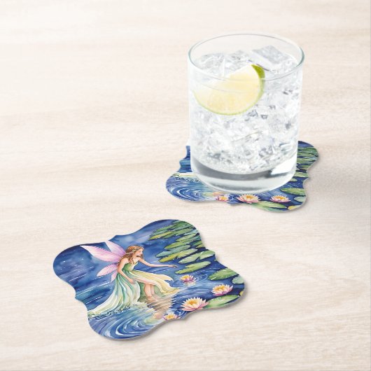 Dessous-de-verre en papier (En situation)