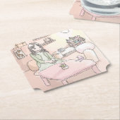 DESSOUS-DE-VERRE EN PAPIER さにれいじ 淡いお部屋と (Incliné)