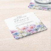 Dessous-de-verre En Papier 100th Birthday September Birth Flower Custom (Incliné)