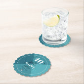 Dessous-de-verre En Papier 4O et toujours chaud (En situation)