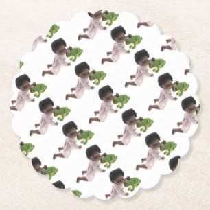 Dessous-de-verre En Papier 519 Traducteur pour bébé noir