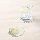 Dessous-de-verre En Papier 75e anniversaire du Mariage (En situation)